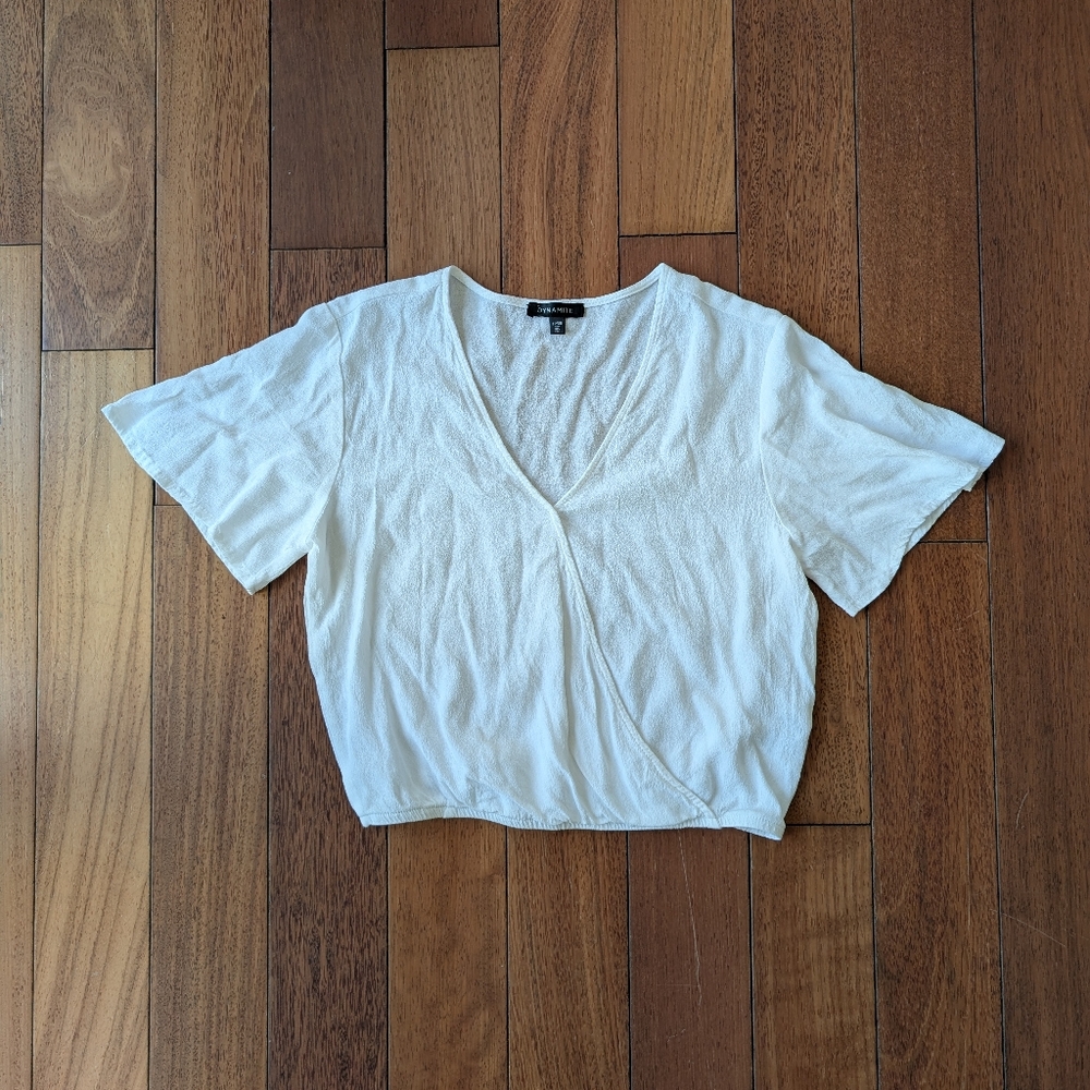 Dynamite Wrap Top